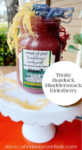“The Trinity” Seamoss Blend (Burdock Root, Bladderwrack, Elderberry)