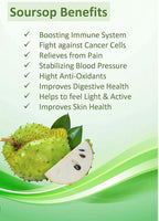 “Green Pasture” Seamoss Blend (Moringa, Soursop)