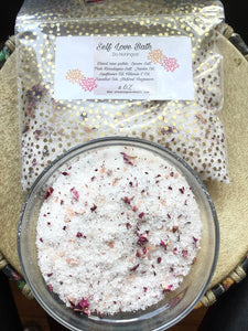 “Self Love” Rose Salt Bath (8oz)
