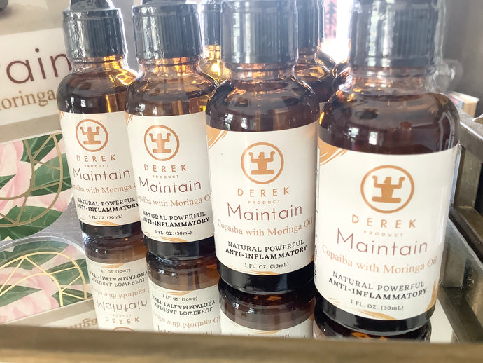 “Maintain” All Natural Pain Relief (Copaiba w/ Moringa Oil)