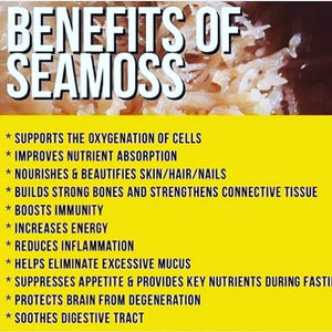 RAW Wild Crafted Sea Moss… 2 oz Bag (YOU HAVE TO MAKE THE GEL ON YOUR OWN)